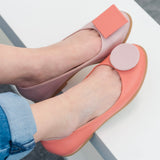 Diane Marie Balerini dama Balerini asimetrici din piele naturala corai cu roz Karen