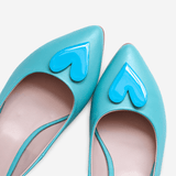 Diane Marie Balerini dama Balerini turqoise lagoon cu accesorii de lemn Celeste