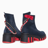 Diane Marie Bocanci dama Ghete dama din piele intoarsa bleumarin Kassel