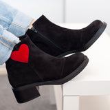 Diane Marie Bocanci dama Ghete dama din piele intoarsa neagra Blake