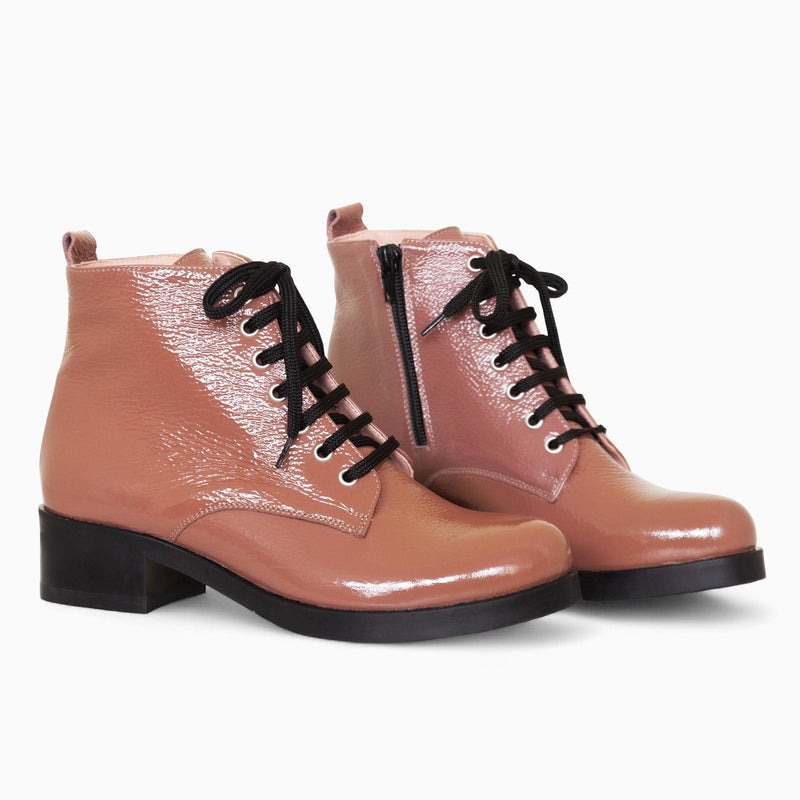 Diane Marie Bocanci dama Ghete dama din piele lacuita grej Darren