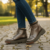 Diane Marie Bocanci dama Ghete dama din piele naturala bronz Alice