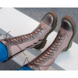 Diane Marie Cizme Dama Cizme dama cu toc din piele naturala grej Dakar