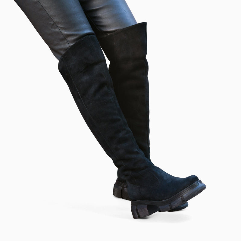 Diane Marie Cizme Dama Cizme dama din piele naturala neagra Arya