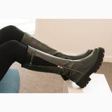 Diane Marie Cizme Dama Cizme dama din piele naturala verde Nadine