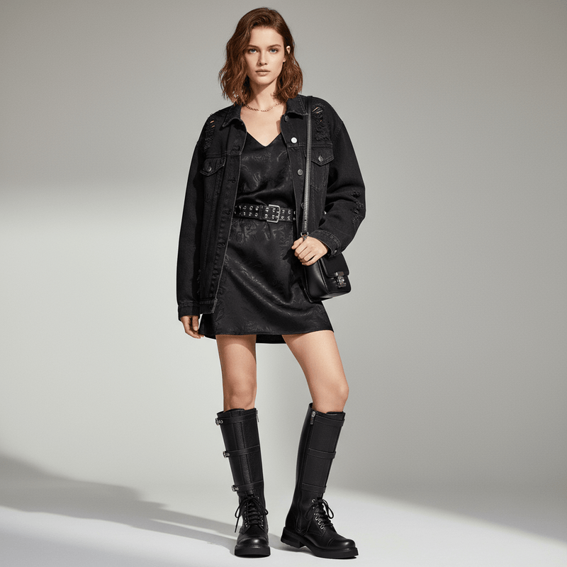 Diane Marie Cizme Dama Cizme dama piele naturala neagra Stockholm