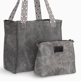 Diane Marie Geanta dama Geanta tote din piele crazy horse gri