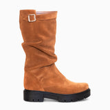 Diane Marie Ghete Dama Cizme dama din piele intoarsa coniac Margaret