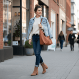 Diane Marie Ghete Dama Ghete dama cu toc din piele intoarsa bej June