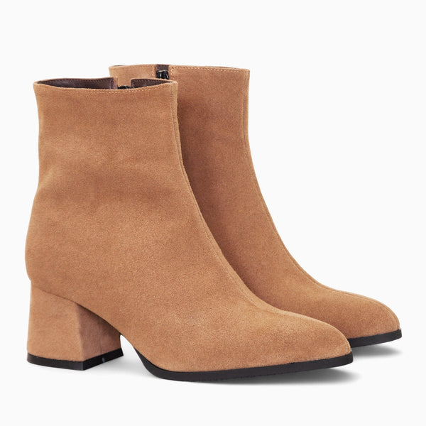 Diane Marie Ghete Dama Ghete dama cu toc din piele intoarsa bej June