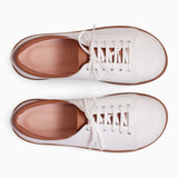 Diane Marie Pantofi sport Pantofi dama barefoot din piele naturala alba Zeana