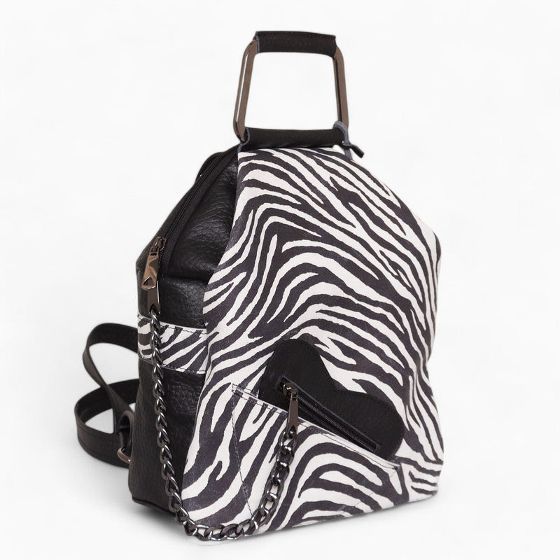 Diane Marie Rucsacuri Rucsac din piele naturala cu print zebra Edie