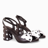 Diane Marie Sandale dama Sandale dama cu toc din piele naturala neagra Sienna