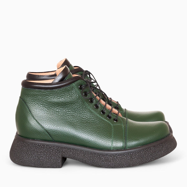 Diane Marie Shoes Ghete dama din piele naturala verde Kirsty