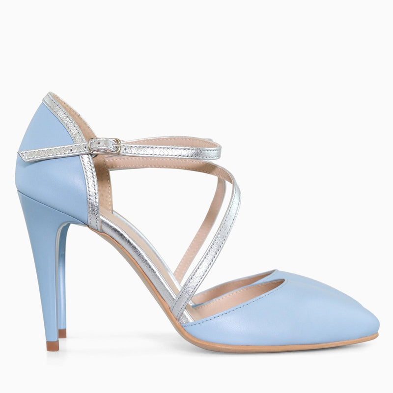 Diane Marie Shoes Stiletto din piele naturala bleu Avery