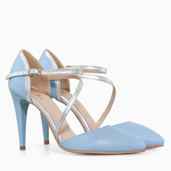 Diane Marie Shoes Stiletto din piele naturala bleu Avery