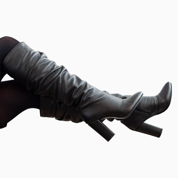 Diane Marie Cizme Dama Cizme dama cu toc din piele naturala Lilith