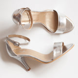 Diane Marie Pantofi Dama Sandale din piele naturala argintie Star