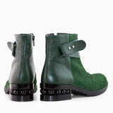 Diane Marie Shoes Ghete dama din piele naturala verde Atlanta