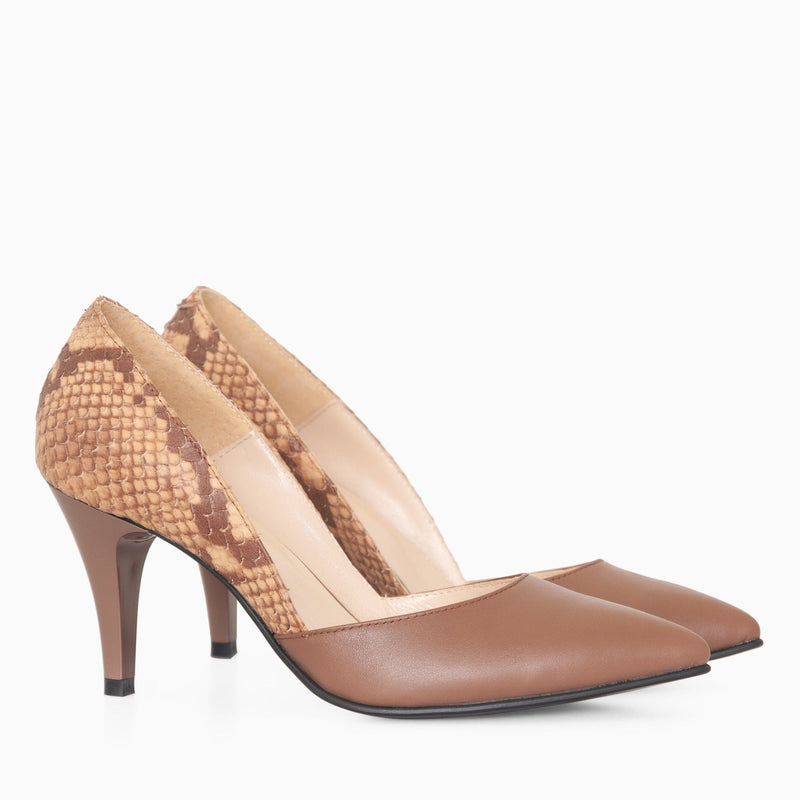 Diane Marie Shoes Stiletto cu din piele naturala maro Rosario
