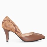 Diane Marie Shoes Stiletto cu din piele naturala maro Rosario